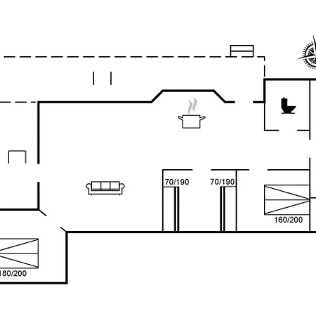 別荘 Ellinor - 190m From The Sea By Interhome Nordenbro Vesteregn